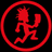 Red circular emblem with running lion, pink text 'GGALE FOR LIFE', and group of people in black and red clothing on black and gray background.