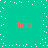 A static image with a teal background, white pixelated dots scattered across it, and four instances of the text 'tina' in red lowercase letters positioned at each corner.