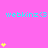 A static image with a bright pink background displaying repeated cyan text and yellow star icons in various arrangements.