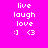 Pixelated text and emoticons on a bright pink background with cyan highlight bars shifting