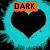 Six pixelated icons arranged in a : cyan heart outline with black center, orange rose, red heart with plus sign, pink heart with radiating lines, purple rose, green diamond with 'FOREVER' text