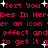 Red pixelated text on black background with white starbursts, repeating phrases and partial words in a scrolling pattern.