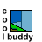 A 5x5 contact sheet of pixel art frames showing Mario running across a green hill under blue sky, with "I buddy" text below each frame.