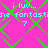 Pixelated text and green pattern on bright pink background with repeated 'i luv... the fantasti' and question mark