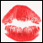 Animated contact sheet of red lips with changing text and subtle animation effects across 21 frames.