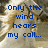 A static image with blue text over a stone background, displaying four lines of text in a