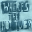 Pixelated blue-toned text displays 'THE JS THE HOT UBAH' with a small heart symbol on the right side.