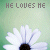 A static image of a white daisy with a black center on a light green background, featuring text above and below the flower.