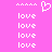 Pixelated pink background with white text and symbols arranged in a pattern