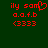 Red pixelated text and symbols on dark green background, with one version showing a heart symbol replacing the 'y' in 'sam'
