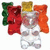 A pixelated character with white hair and a golden crown, wearing red and orange shoulder pads against a white background.
