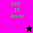 Pixelated green text 'Let It Rock' on split background with black and pink star icons.