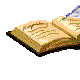 Open book with textured pages and dark cover, blue pen tip visible above, displayed in multiple views with partial cropping.