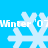 Blue background with repeating light blue snowflakes and white text reading 'Winter '07' in pixelated font.