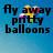 A four- shows a colorful balloon cluster against blue backgrounds with text overlays in the top