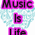 Pixelated text and symbols on a split background with pink, red, blue, purple, white, and gray sections.