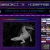 Static pixel art of a light gray, stylized creature with elongated limbs against a black background within a purple-bordered frame.