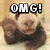 A four- shows a panda's face with changing text overlays and hand positions