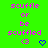 A bright green background displays repeated text "scuffle or be scuffled" in pink, with small blue and purple symbols changing position across frames.