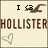Pixelated icon with brown text and bird graphics on a beige background, showing text changes between frames.
