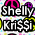 Pixelated text displays names and phrases over colorful backgrounds with peace signs and heart shapes.