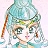 Pixelated image of a character with teal hair, green eyes, and a light-colored face, wearing a teal outfit with a high collar.