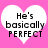 Two identical heart-shaped icons with pink backgrounds and white hearts containing text.