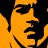 nine showing a person with an afro hairstyle against orange and yellow radial backgrounds, some displaying motion blur effects