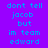 Pixelated text on a purple background with alternating pink and purple horizontal bands displaying the phrase 'dont tell jacob but im team edward'.