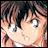 A pixelated anime-style character face with large eyes and brown hair on the left, next to stylized text reading "Anime IM" above a smaller "com" on a black background.