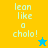 Pixelated text 'lean like a cholo!' appears on yellow and blue backgrounds with star icons, transitioning between static states.