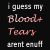 Animated contact sheet of a text-based buddy icon showing repeated phrases with alternating color states on black background.