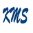 Four quadrant with distinct text elements: blue 'KMS' on white, purple 'T.M.D' on dark blue, cyan '700. MEGA DRAMA.' on purple, and empty gray space