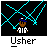 Animated contact sheet of 16 frames showing a pixelated character with brown skin, blue cap, and white shirt against black background with cyan lightning effects, some frames displaying "YEAH" text bubble.