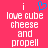 Pixelated text on a pink background with one version featuring a blue heart symbol above the 'i' and another without it.