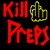 Pixelated static icon with red text and a yellow hand symbol on black background.