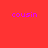 Red background with green rectangular blocks and purple text reading 'cousin' in multiple positions.