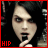 identical cartoon-style character faces with black hair, pale skin, and dark eye makeup, each holding a finger to lips in a shushing gesture