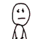 stick-figure characters with changing facial expressions and tongue positions across four