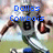 Pixelated image of a football player in motion with blue text overlays reading 'Dallas Cowboys' on left and 'Terrell Owens #81' on right.