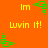 Pixelated orange background with yellow text and green square-based icons in a