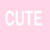A static contact sheet frame showing a pink background with white text reading "CUTE AND SINGLE" and a gray square in the bottom-right corner.