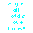 Pixelated cyan text on white and black backgrounds arranged in a pattern with alternating black and white