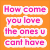 Pixelated text in pink with white outlines on an orange background, split into two vertical sections.
