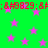 Green background with pink stars and red text repeating "&amp;#9829;&amp;" in horizontal bands.