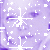 A pixelated image of a person's face with purple and white tones, showing slight variations in expression across four