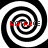 Four black-and-white spiral patterns arranged in a , each containing red text reading "PATRICE"