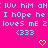 A static digital image with bright pink background and cyan pixelated text repeating 'I UV him ON: I UV him ON', 'I hope he', 'loves me 2 loves me 2', '(333)', and two yellow heart symbols.