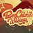 Red background with pixelated text and a small image of a character holding a pizza slice.