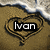 Heart drawn in sand with wave background; text 'Ivan' appears then disappears.
